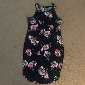 Floral tank top dress